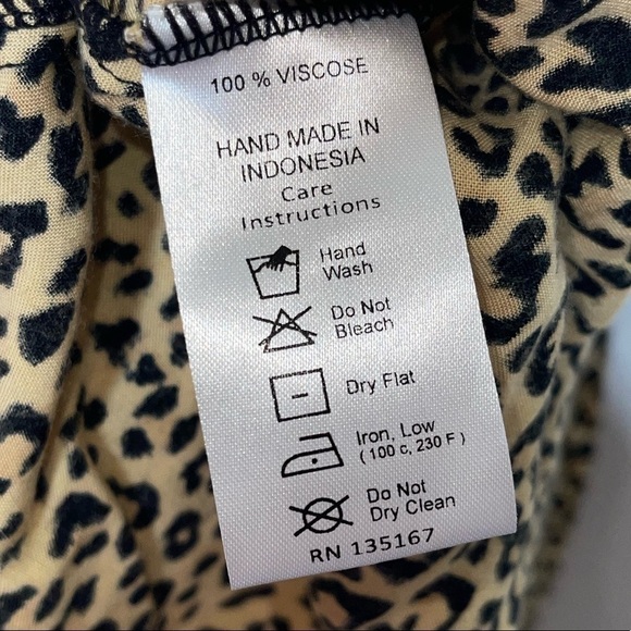 MOTEL x REVOLVE Triton Mini Dress Cheetah Print Size Small - Picture 5 of 5